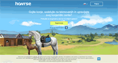 Desktop Screenshot of howrse.si