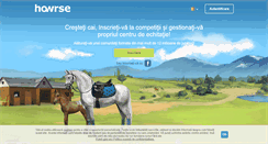 Desktop Screenshot of howrse.ro